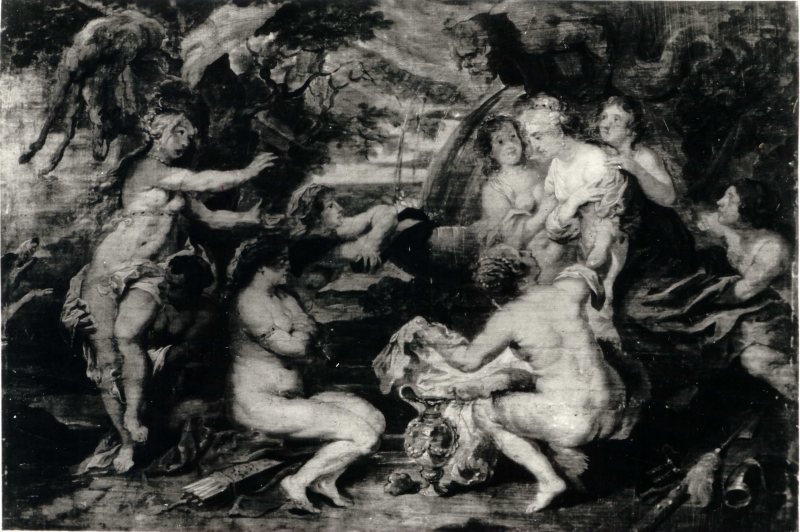 Peter Paul Rubens (1577-1640), „Diana i Kallisto”, szkic do obrazu, olej na desce, 23 x 34,5 cm, dzięki uprzejmości Muzeum Narodowego w Poznaniu, fot. www.kolekcje.mkidn.gov.pl